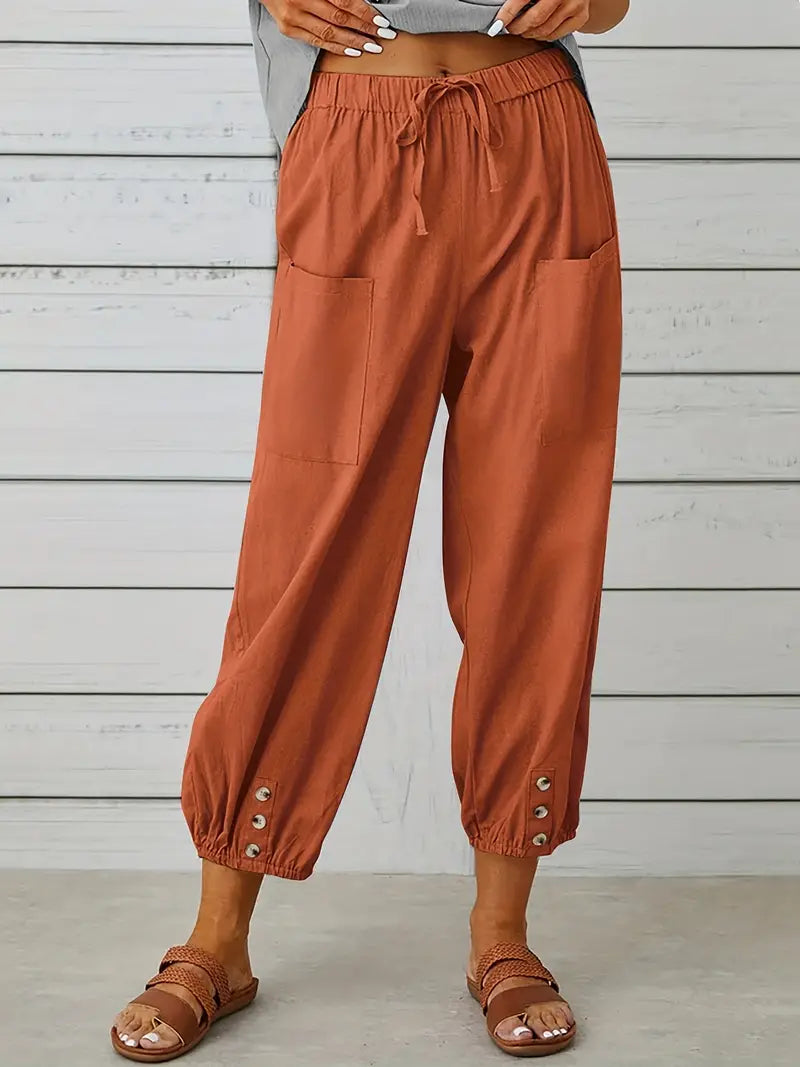 Pantalones cuadrados para señora