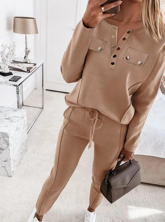 Clara - Conjunto casual elegante de otoño para mujer
