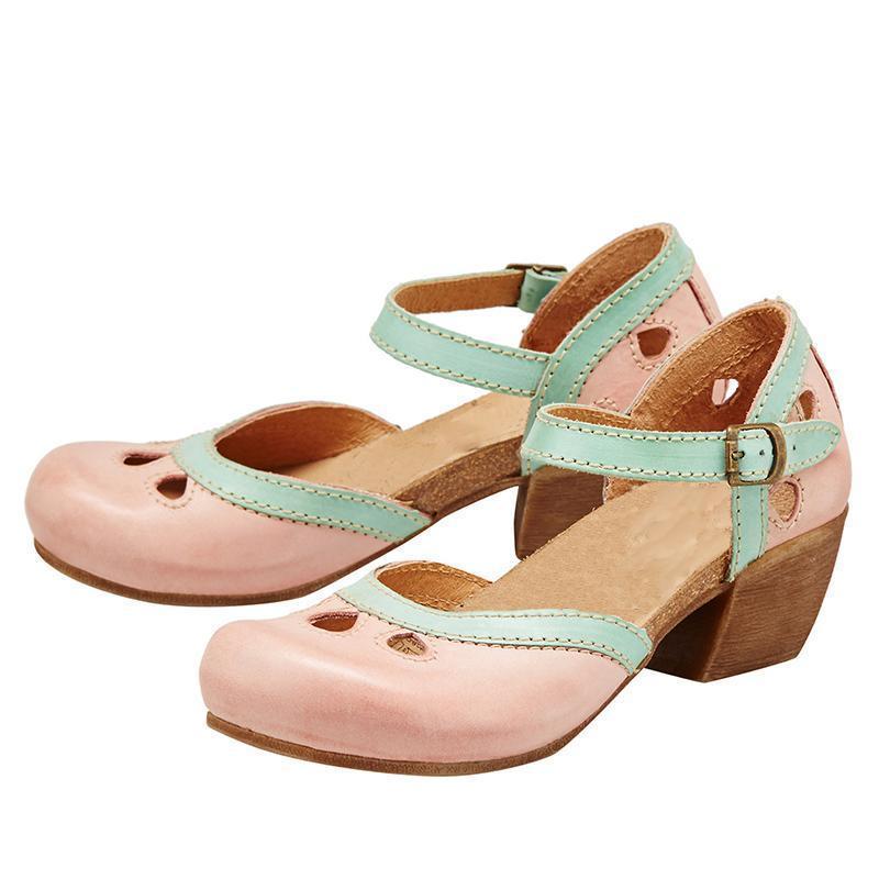 Yolanda® | Cómodas sandalias de tacón bajo