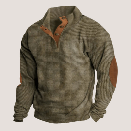 Sudadera Bremer™ de canalé con cuello
