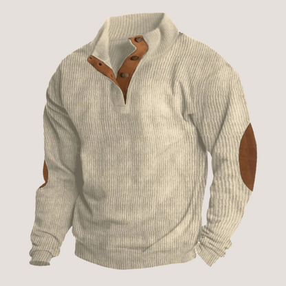 Sudadera Bremer™ de canalé con cuello