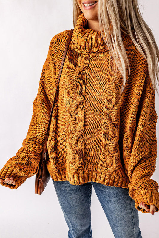 Sally | Grove cuello alto de punto con cable