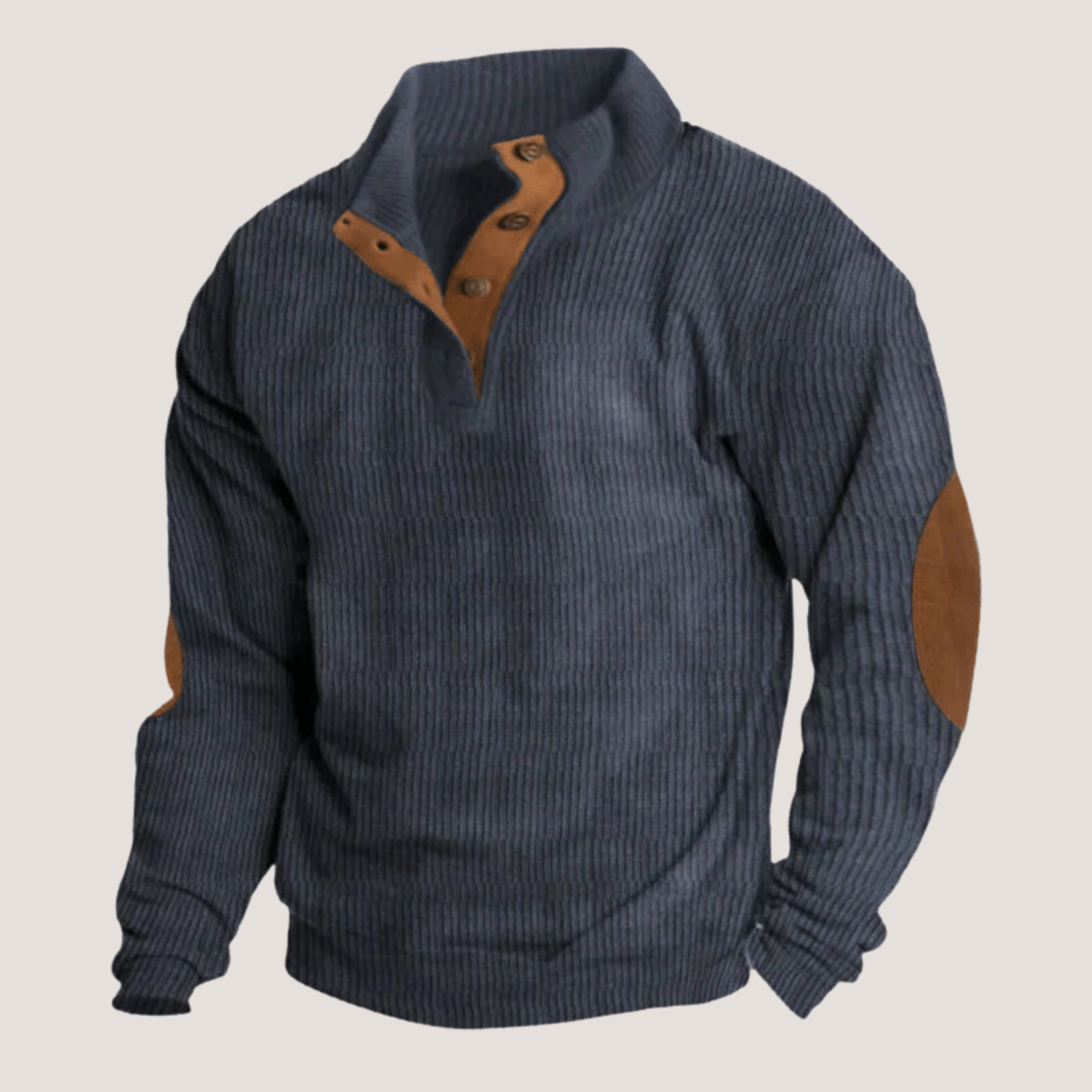 Sudadera Bremer™ de canalé con cuello