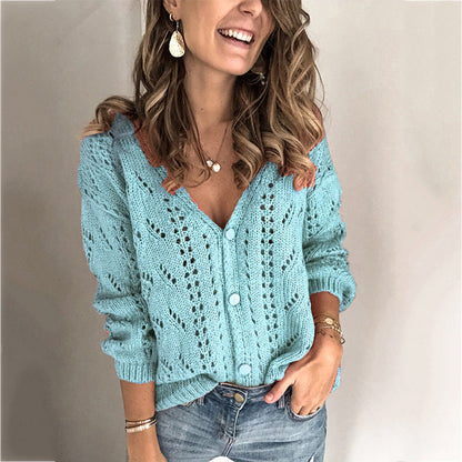 Jersey con cuello de pico