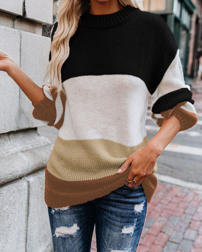 Jersey de punto patchwork