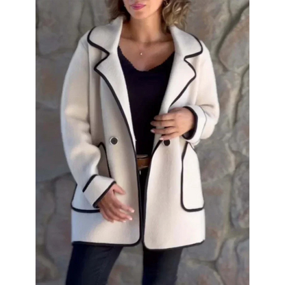 Chaqueta de abrigo informal para mujer
