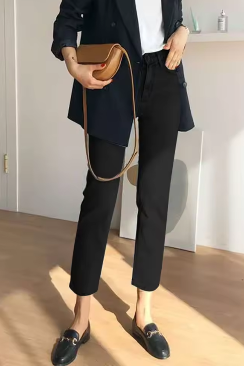 Mina | Jeans boyfriend blancos de mujer