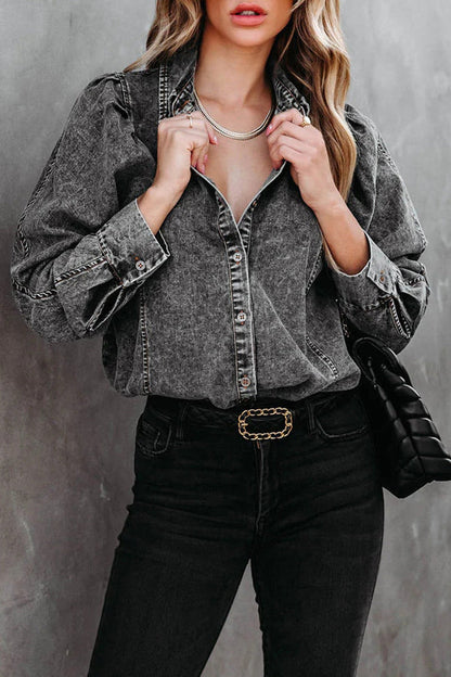 Sia | Chaqueta de calle lisa con cuello vuelto