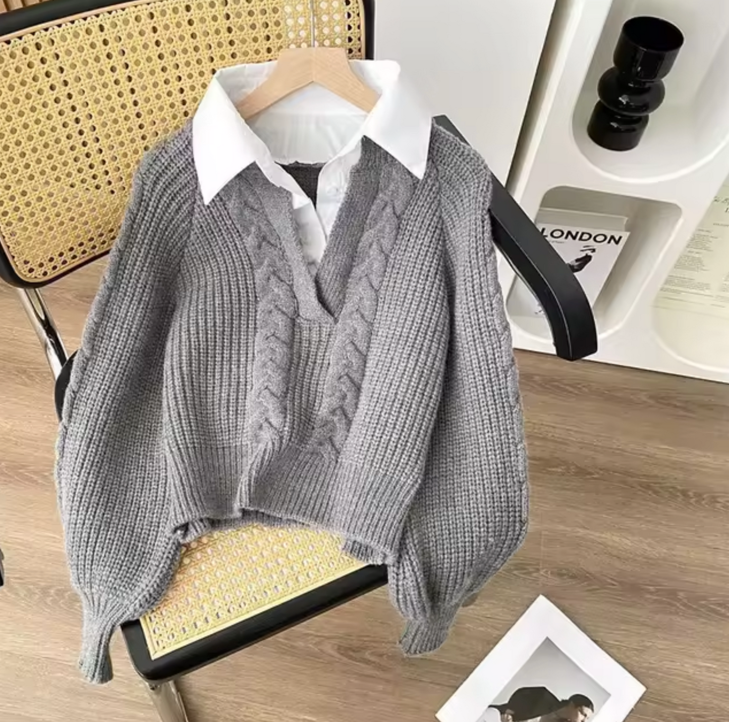 Addie - Jersey de punto con cuello