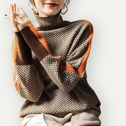 Jersey de cuello alto Mavis