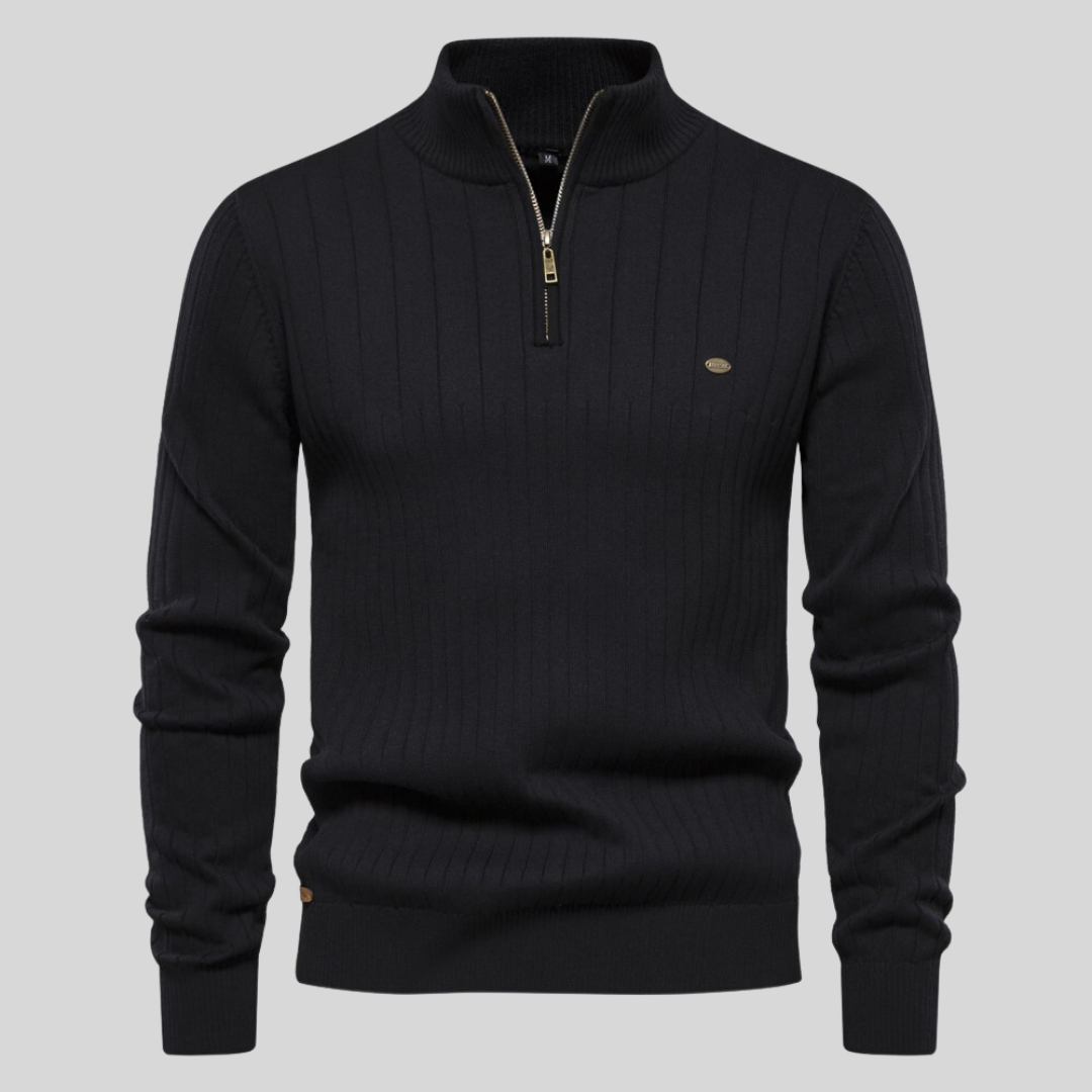 Ebert Sweater | Jersey de hombre con media cremallera