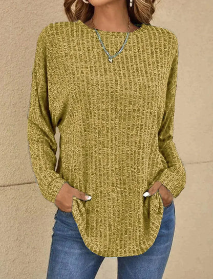 Ruby - Jersey informal con textura para mujer