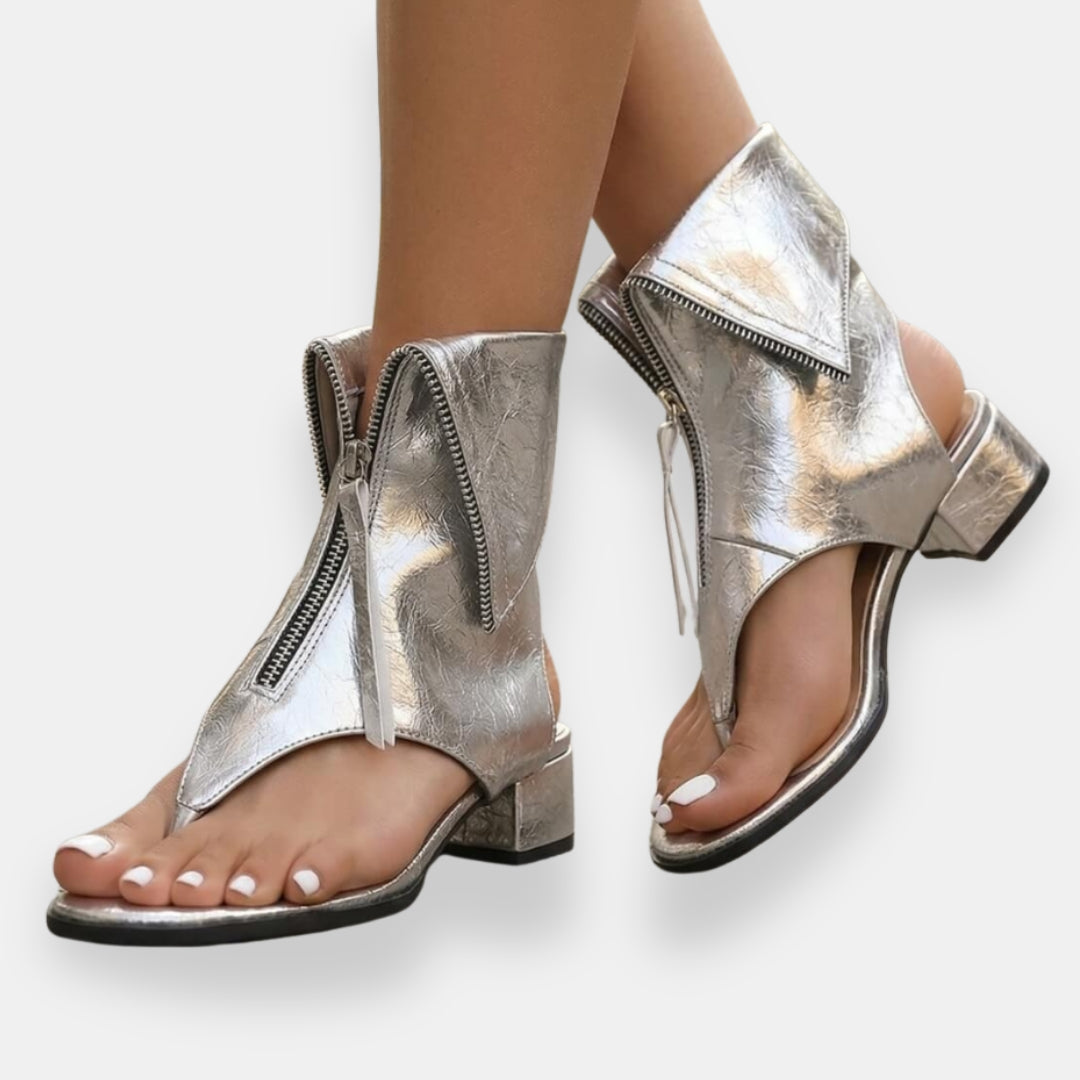 Buty Damskie Typu Japonki Z Zamkiem