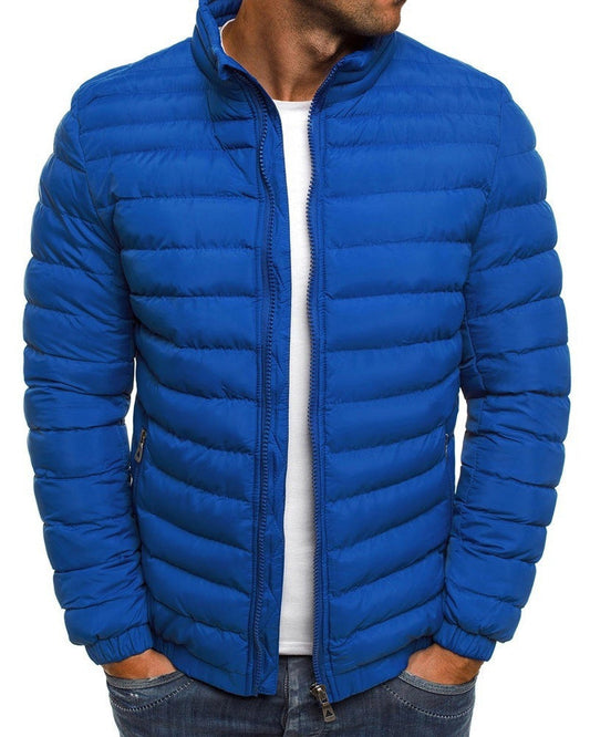 Carlos | Chaqueta lisa con cuello alto en diferentes colores