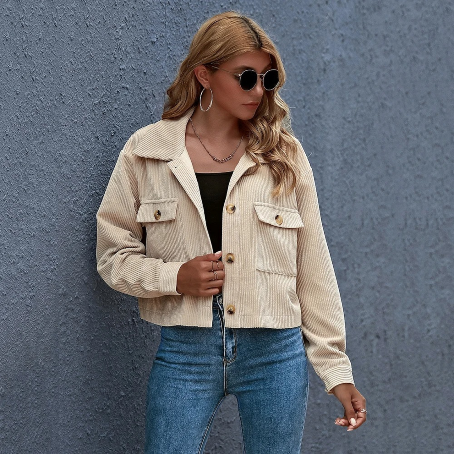 Mathilde - Chaqueta de pana a la moda