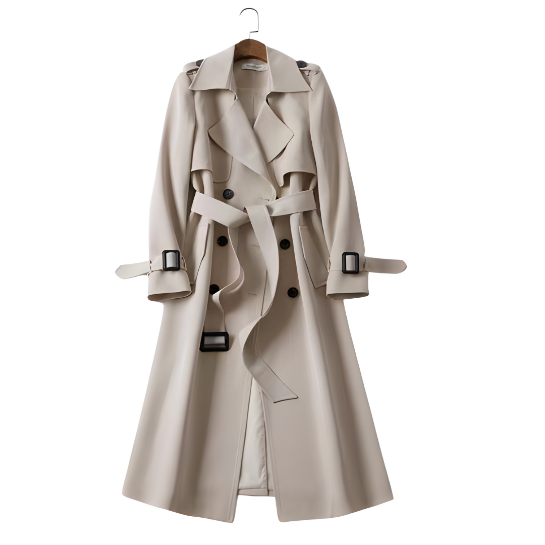 Elegante chaqueta con doble fila de botones