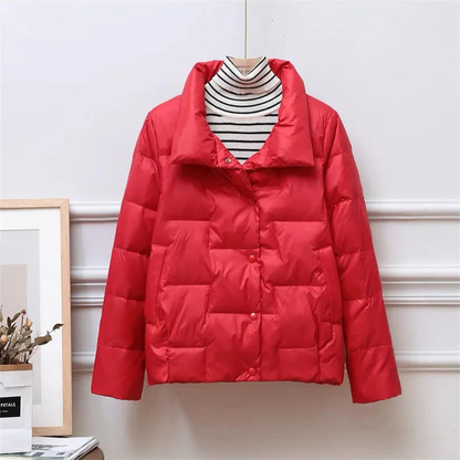 Chaqueta puffer esencial para el estilo y la comodidad de las mujeres en invierno