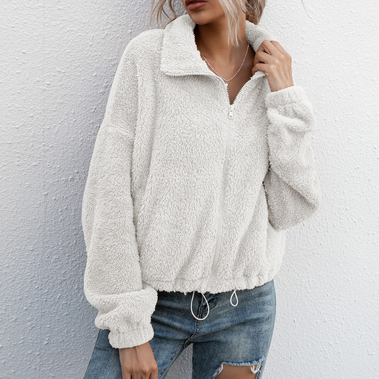 Lena | Cómoda sudadera con cremallera para mujer