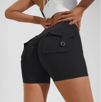Pantalones cortos de cintura alta