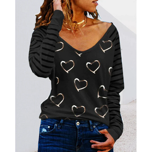 Jersey Winnie | Jersey casual estampado corazón