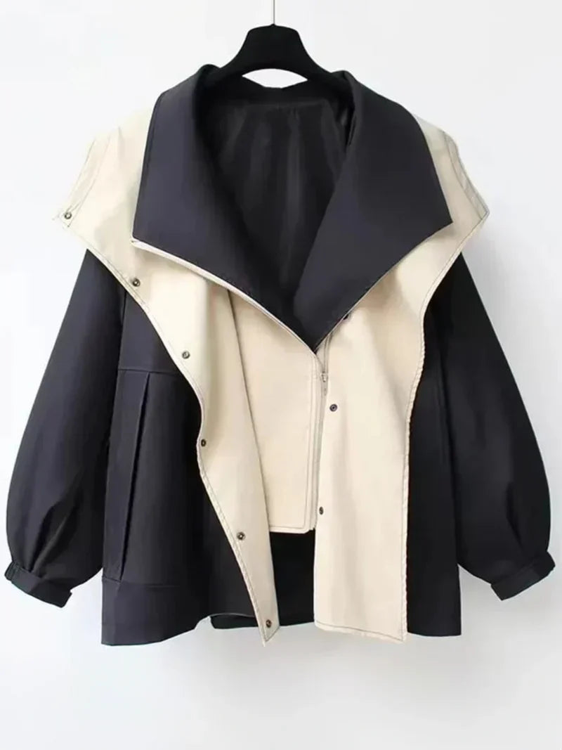 Lilian | elegante gabardina repelente al agua