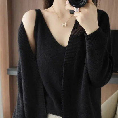 Chaleco Zhaniya | Chaleco de lana ligero para mujer