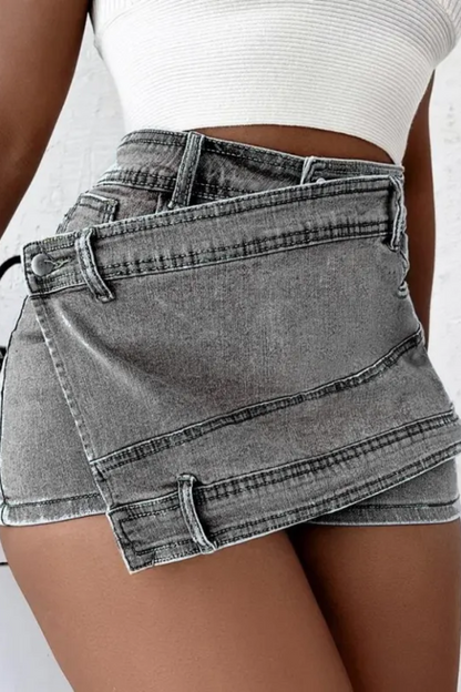 Jade | Falda Pantalón Vaquera Y2K Mujer
