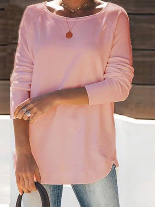 Un jersey lacónico con un diseño sofisticado: sofisticación hasta el más mínimo detalle.