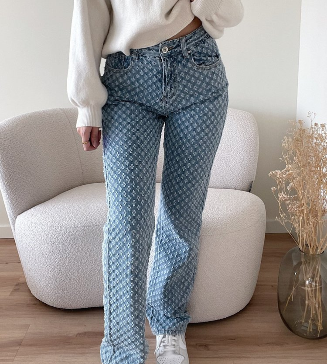 Luna | Pantalones con estampado vaquero | Comodidad y estilo | Algodón resistente