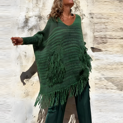Fabienne | Jersey de flecos estilo bohemio
