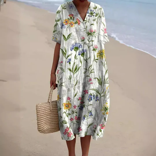 Georgia - Vestido de verano con estampado floral