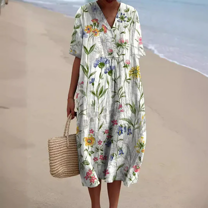 Georgia - Vestido de verano con estampado floral