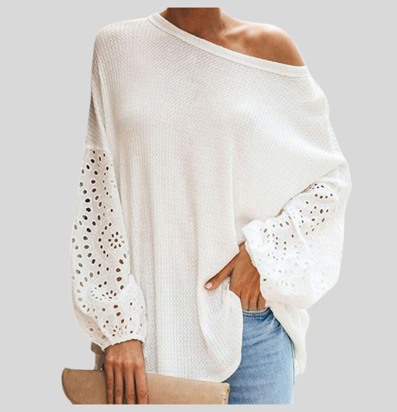 Blusa sin hombros para mujer