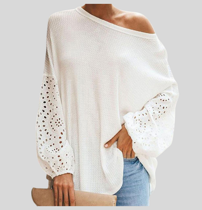 Blusa sin hombros para mujer