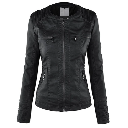 Lotte | Elegante chaqueta de cuero