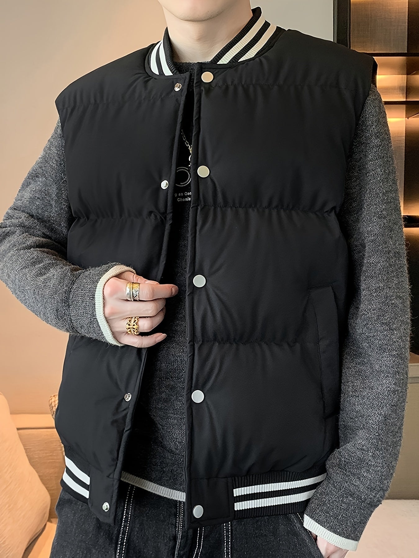 Adam | Chaleco acolchado cálido para hombre