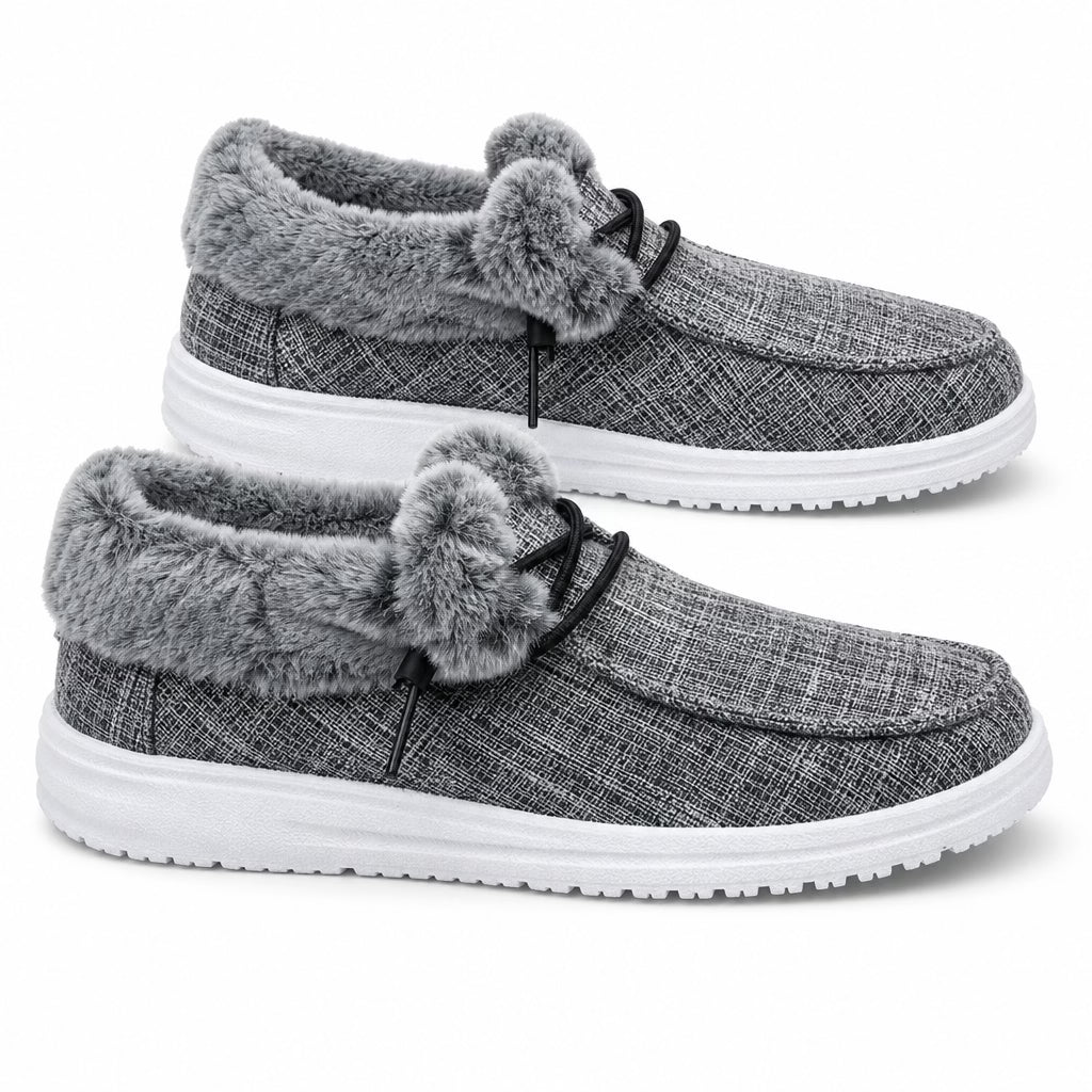 Damskie Buty Wsuwane Niski Fason Detal Sznurowania