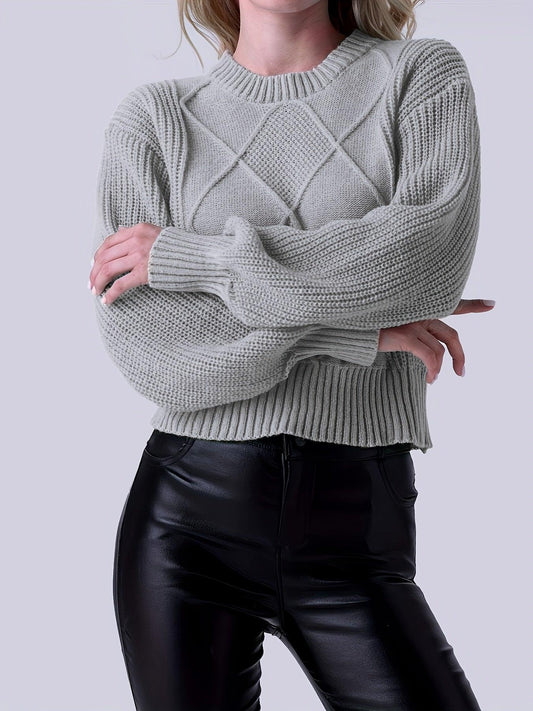 Rosa - Jersey de punto para mujer