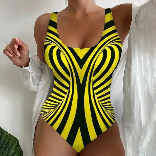 LolaBeach - Traje de baño con estampado de cebra