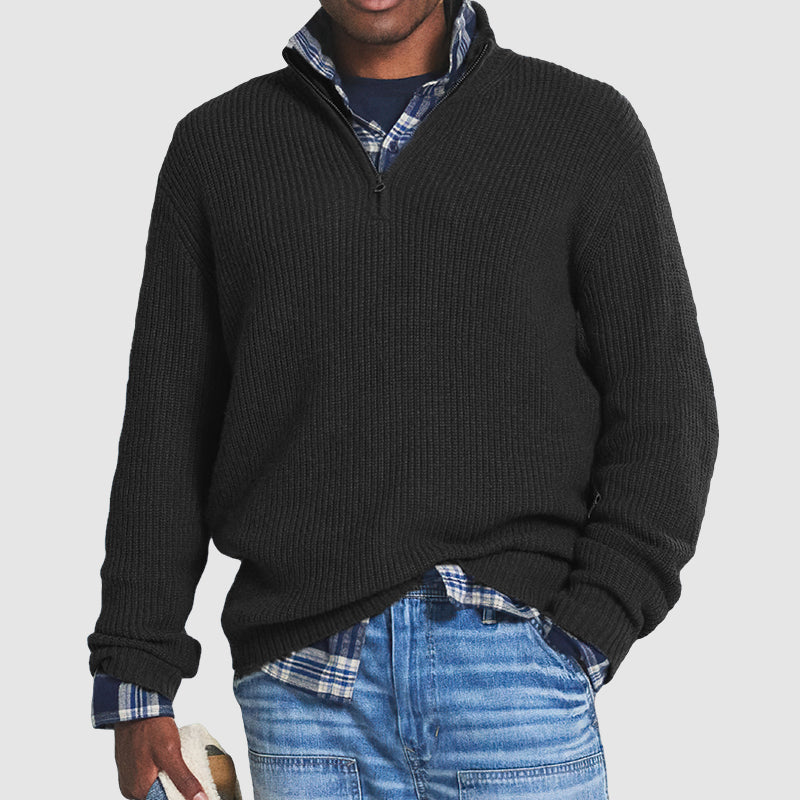 Xylas Sweater | Jersey casual de cachemira para hombre