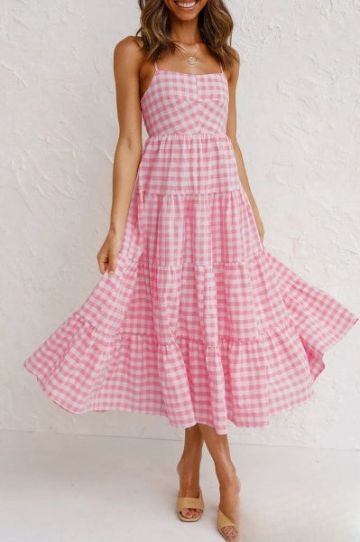 Vestidos línea A con tirantes