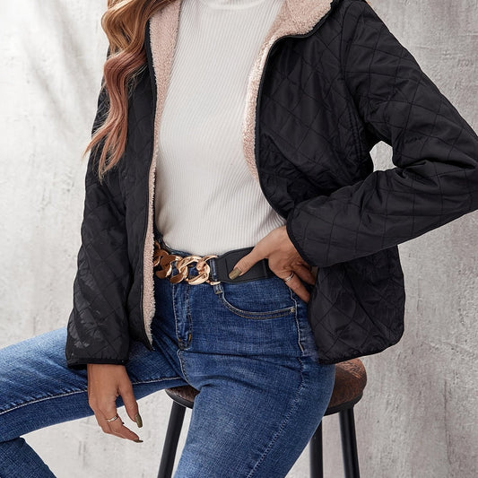 Emma | Chaqueta acolchada con cremallera y capucha
