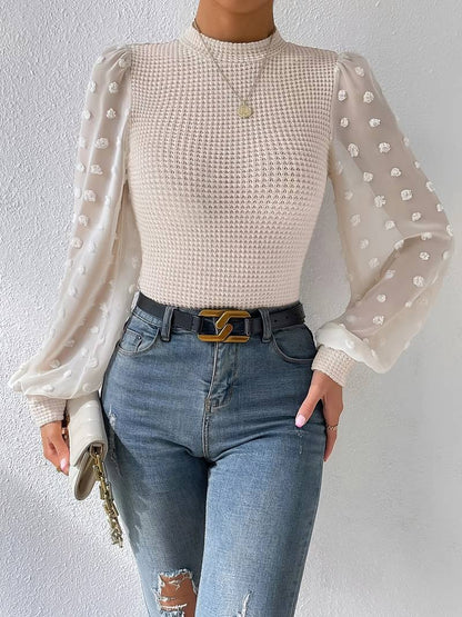 Blusa de ganchillo para mujer Mila - Elegante y refinada