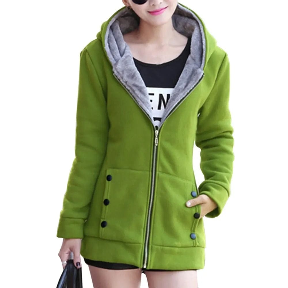 Chaqueta versátil con capucha para mujer
