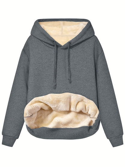 Sudadera con capucha Elisa | Fleece Pullover para mujer Perfecta para días informales
