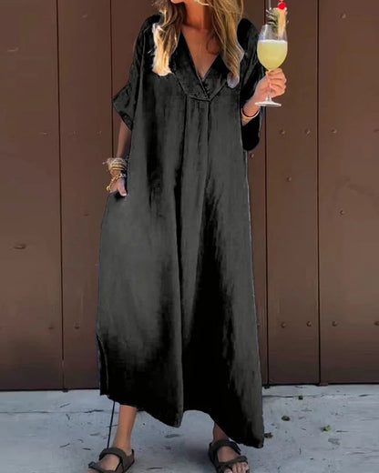 SAENE - Vestido casual de algodón