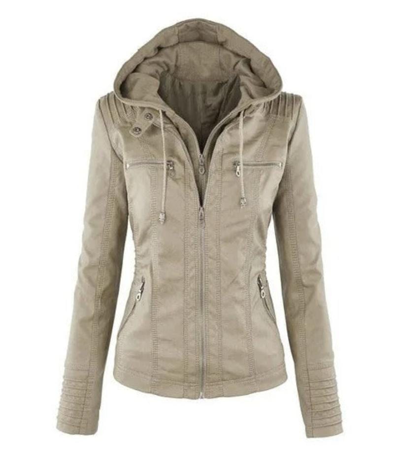 Chaqueta vintage de señora con capucha