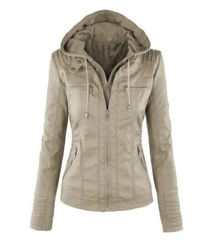 Chaqueta vintage de señora con capucha