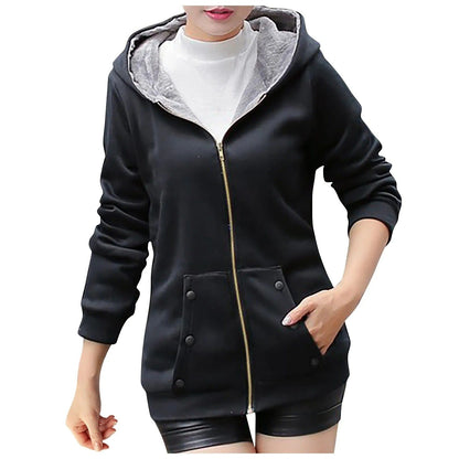 Chaqueta versátil con capucha para mujer
