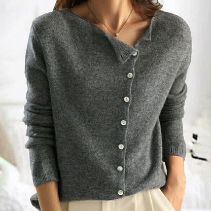 Jersey abotonado para mujer